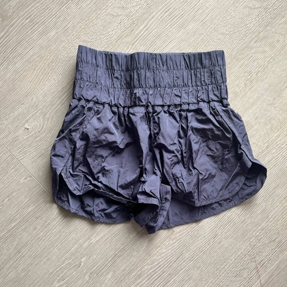 Free People The Way Home Shorts in deep sea blue